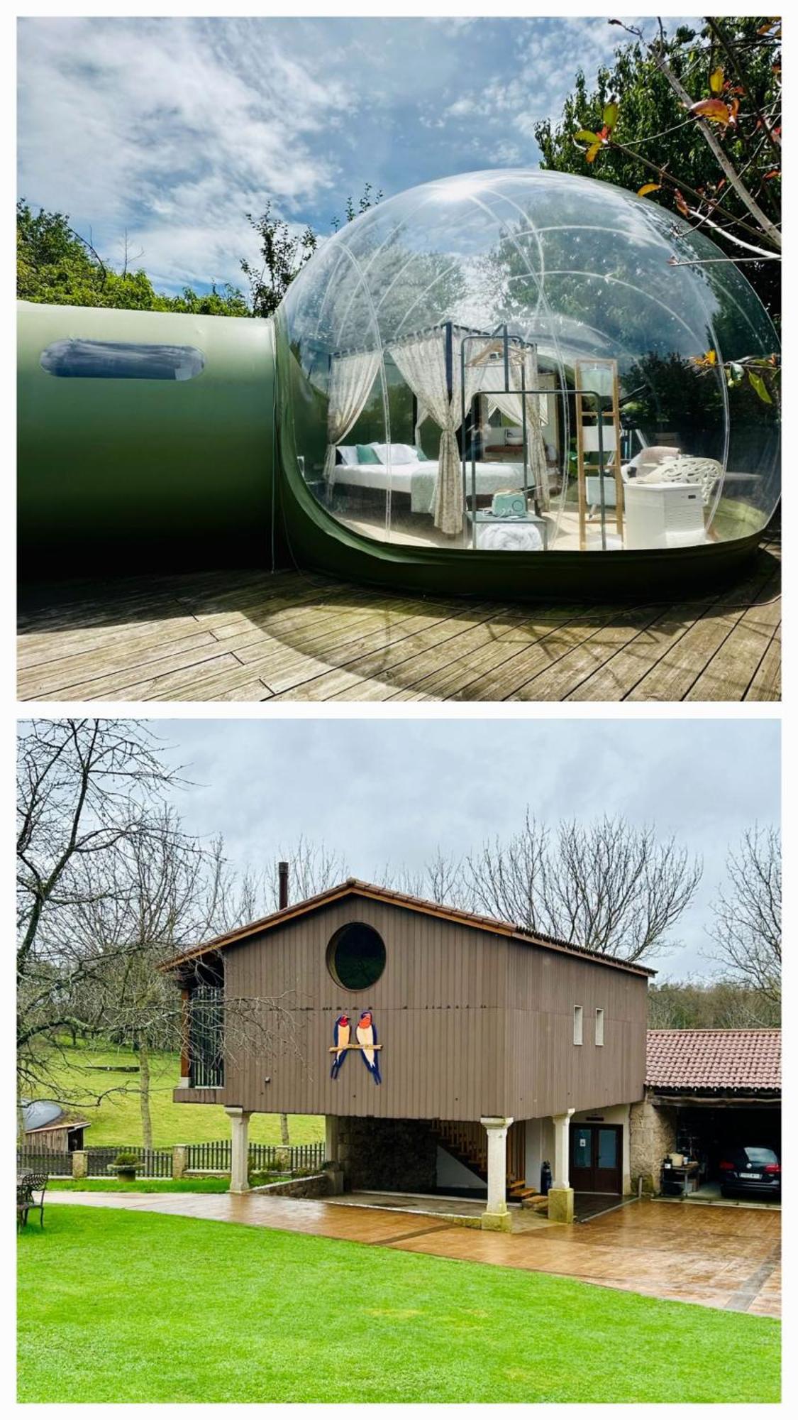 Remanso De Trasfontao Casa Das Arbores & Bubble Silleda Exteriér fotografie